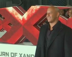 Vin Diesel premiere's action 'threequel' in London