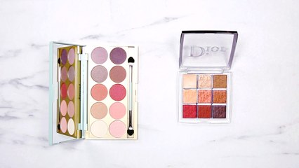 Make-up battle : palette Marionnaud VS palette Dior
