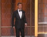 Brad Pitt is greeted with applause while Ryan Gosling and Sofia Vergara make jokes at the Golden Globes