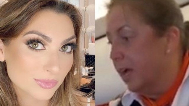 Cette hôtesse de l'air menace une mère de lui mettre une amende si son enfant continue d'être turbulent