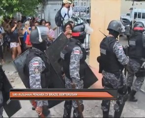 Siri rusuhan penjara di Brazil berterusan