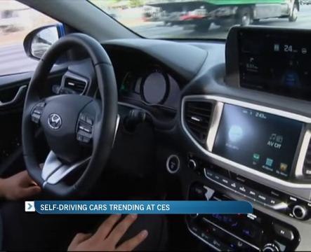 Self-driving cars trending at CES