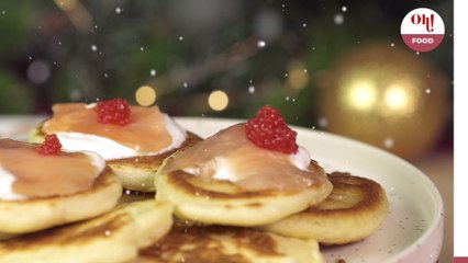 La recette facile et rapide des blinis maison pour Noël