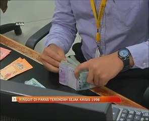 Ringgit di paras terendah sejak krisis 1998