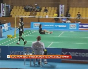 Keputusan tepat untuk beralih ke acara beregu wanita