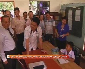 Buat perancang awal untuk penempatan semula murid