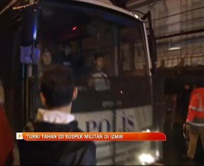 Turki tahan 20 suspek militan di Izmir