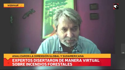 Expertos disertaron de manera virtual sobre incendios forestales