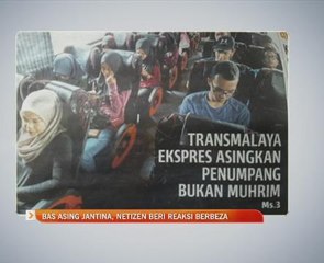 Bas asing jantina, netizen beri reaksi berbeza