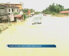 Flood victims reach more than 20,000