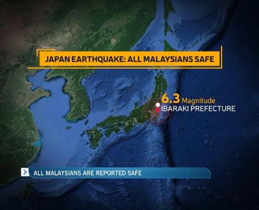 6.3-magnitude quake rocks Japan