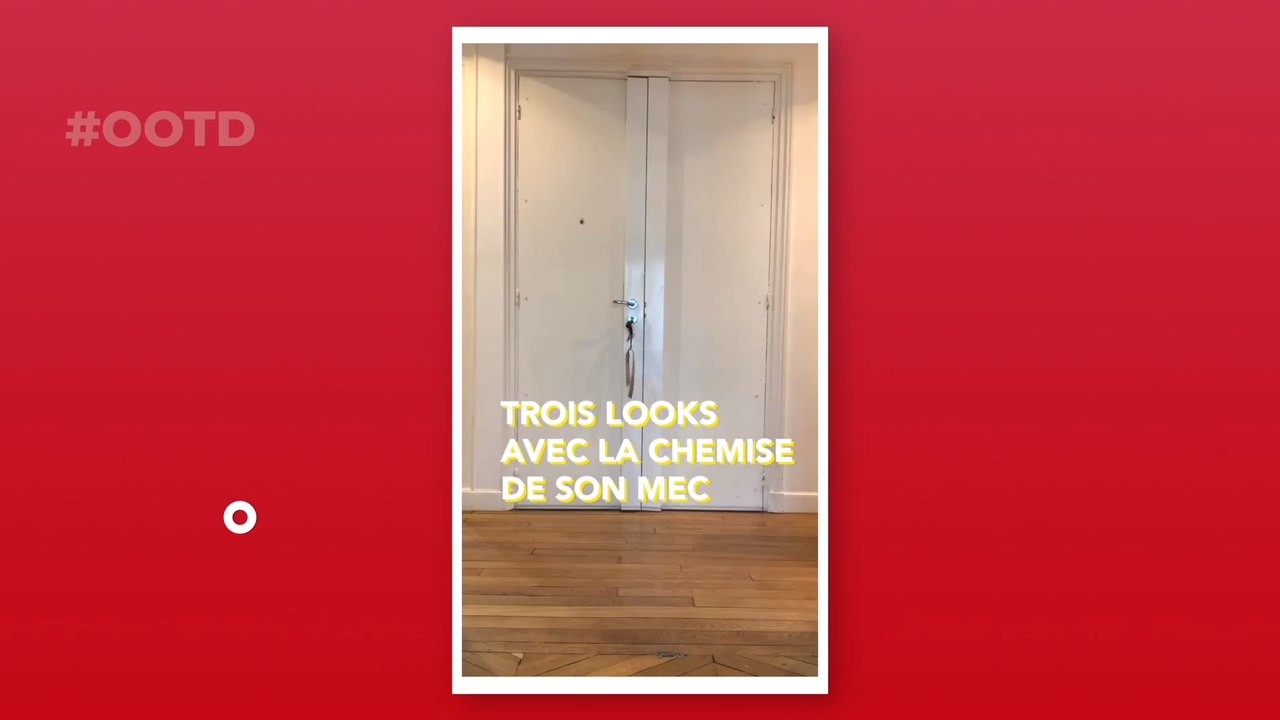 Comment faire un look tendance avec la chemise de son mec ?