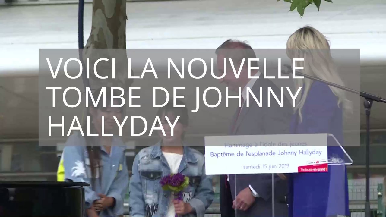 Johnny Hallyday : la photo de sa nouvelle tombe (PHOTOS)
