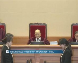 Park refuses to testify in impeachment trial