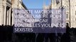 Brigitte Macron apparaît le visage tuméfié dans les rues : la campagne choc qui secoue l'Italie
