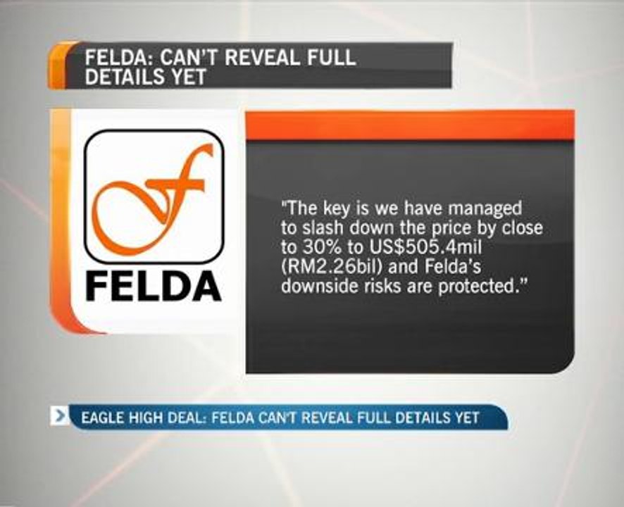 Felda responds on queries on Eagle High purchase