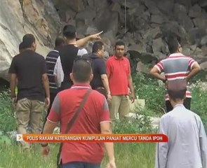 Polis rakam keterangan kumpulan panjat mercu tanda Ipoh