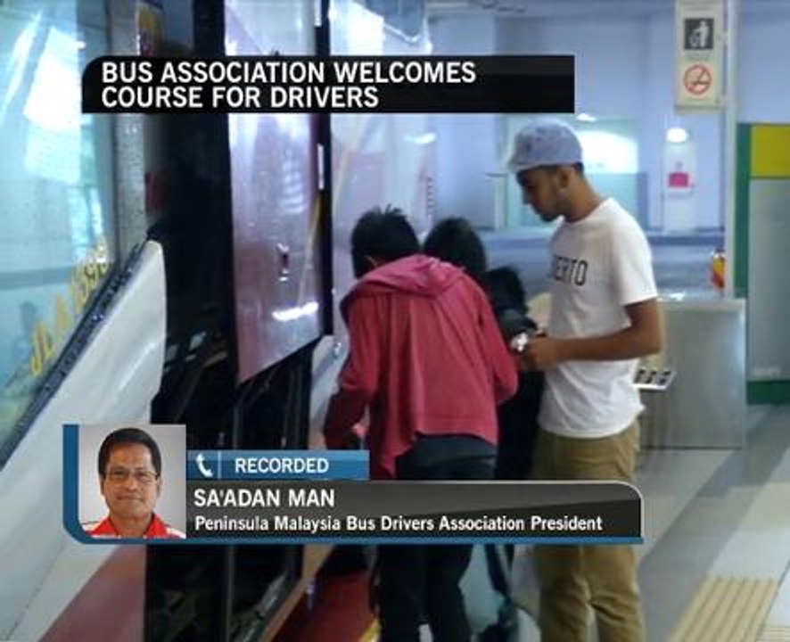 Bus association welcomes course for driver