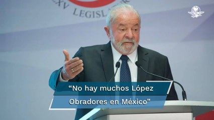 AMLO es un regalo para México; no todos los días nace alguien como él: Lula da Silva