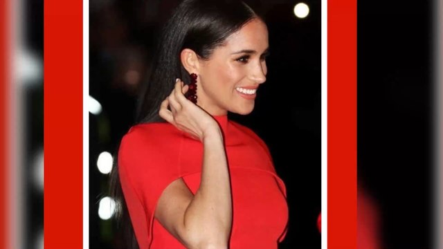 Meghan Markle ose la robe rouge flamboyante