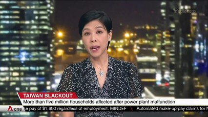 Massive islandwide power outage in Taiwan affects five million households