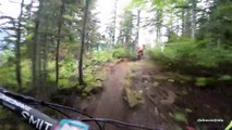 Mountain Biking the lower Whistler Bike Park