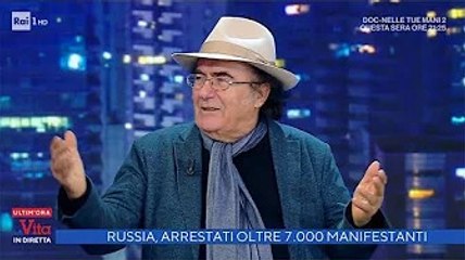 La vita in diretta, Al Bano spiazza Alberto Matano: "Putin era candidato al Nobel per la Pace" Si co