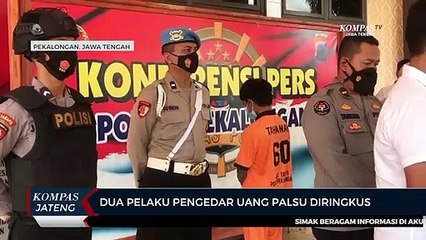 Dua Pelaku Pengedar Uang Palsu di Pekalongan Diringkus Polisi