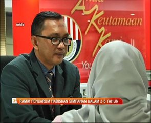 Ramai pencarum habiskan simpanan dalam 3-5 tahun