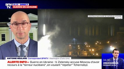 Guerre en Ukraine: après le bombardement de la centrale nucléaire de Zaporijjia, Joe Biden suit "de très près la situation"