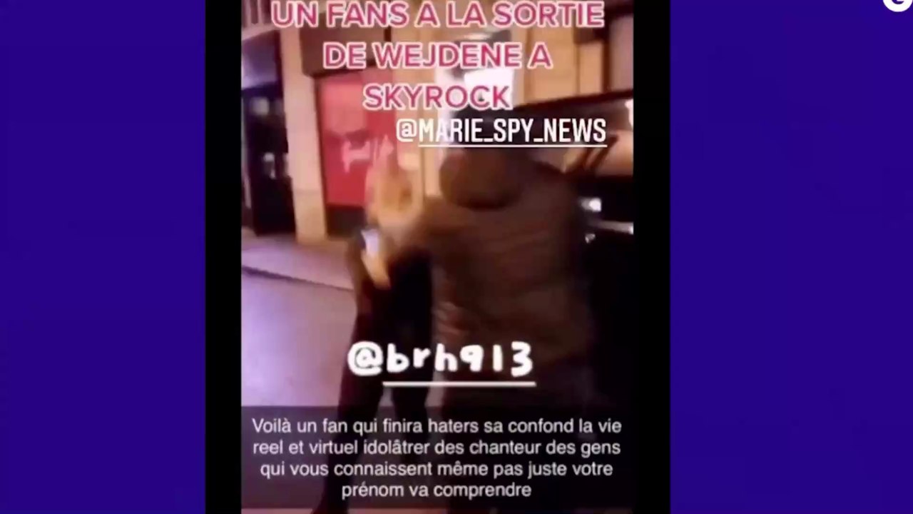 Wejdene : cette vidéo d'un fan hystérique fait peur aux internautes