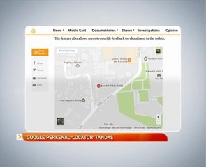 Google perkenal 'locator' tandas