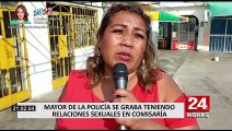 Nazca: Policía se graba teniendo relaciones sexuales con subalterna en comisaría