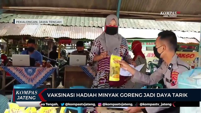 Vaksin Hadiah Minyak Goreng Jadi Daya Tarik