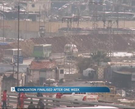 Evacuation finalised after one week