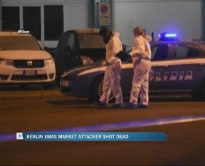 Berlin Xmas market attacker shot dead