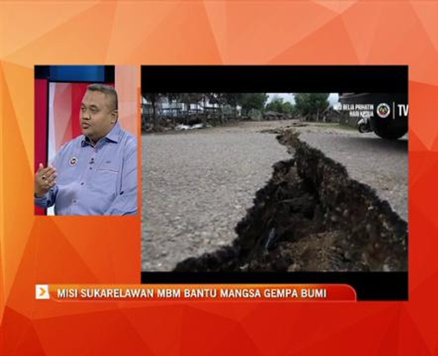 Misi sukarelawan MBM bantu mangsa gempa bumi