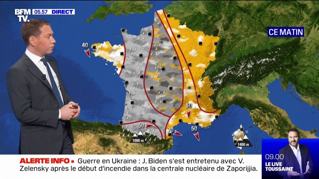 Un temps toujours pluvieux et couvert sur l'Ouest ce vendredi