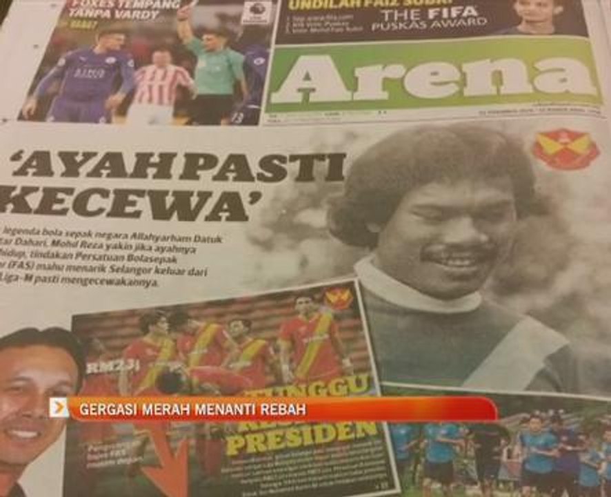 Gergasi Merah menanti rebah
