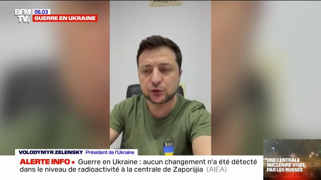 Pour Volodymyr Zelensky, la Russie est un état terroriste qui a recours à la terreur nucléaire
