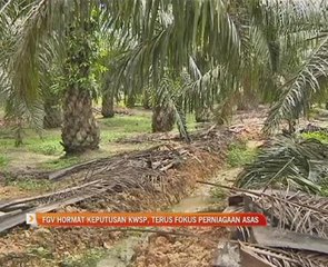 FGV hormat keputusan KWSP, terus fokus perniagaan asas