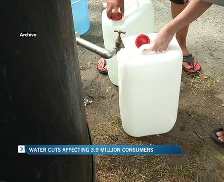 Water cut affects 3.9 million consumers
