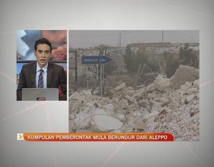 Kumpulan pemberontak mula berundur dari Aleppo