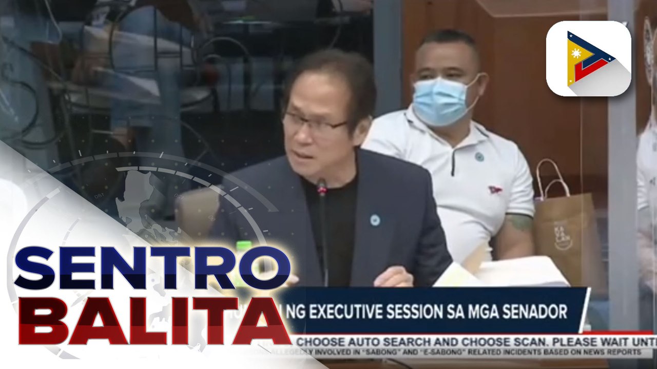 Bilang ng mga sabungero na nawawala, nasa 34 ayon kay Sen. Dela Rosa; PAGCOR, lilinawin pa kay Pres. Duterte ang issue sa e-sabong; Atong Ang, humingi ng executive session sa mga senador
