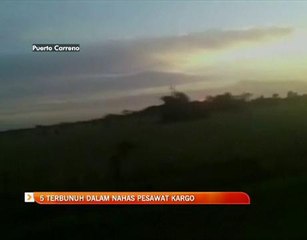 5 terbunuh dalam nahas pesawat kargo