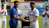 Virat Kohli felicitated with special cap ahead of his 100th test