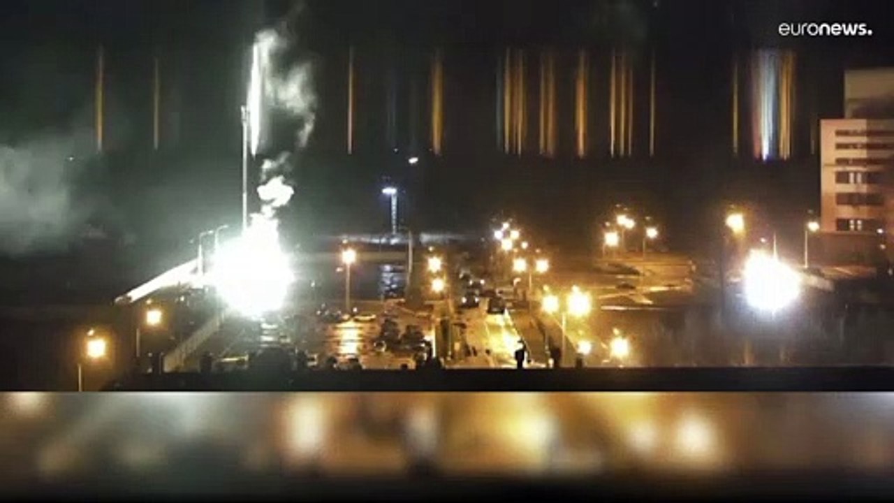 Combates y bombadeos en la mayor central nuclear de Europa