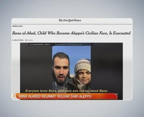 Bana Alabed selamat keluar dari Aleppo