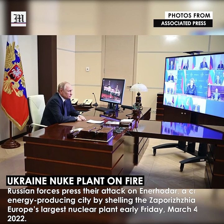 Ukraine Nuke Plant On Fire
