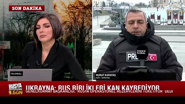 Haber Global Kiev'de! Murat Karataş bölgeden aktarıyor